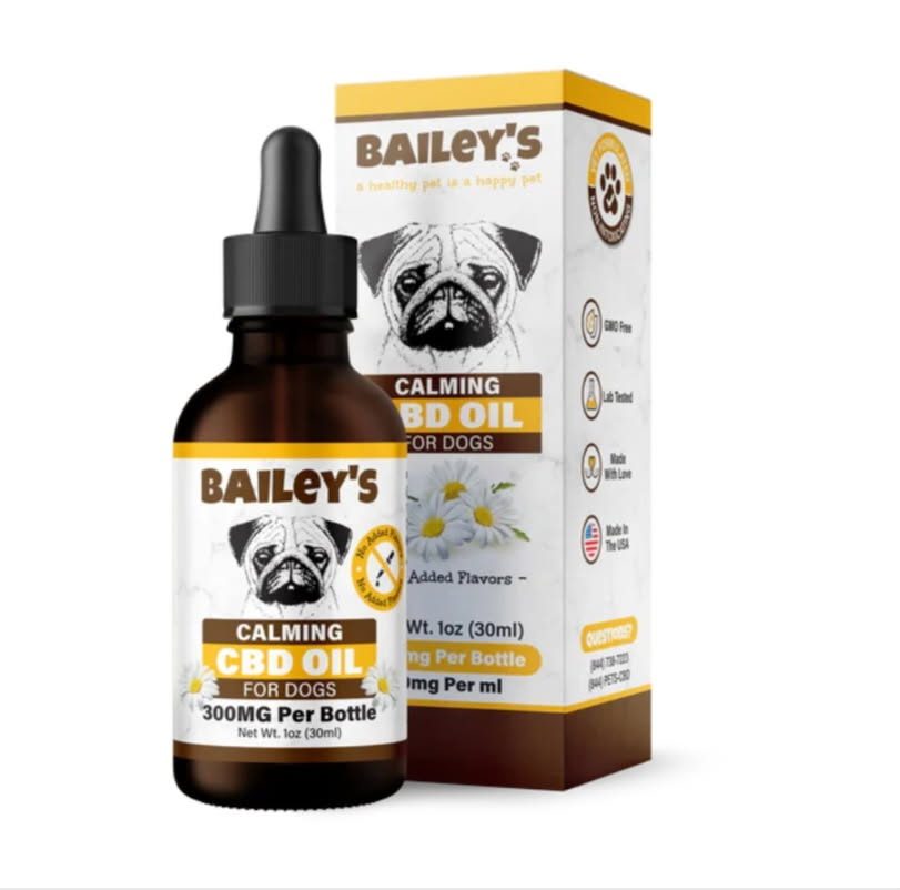 Bailey's Calming CBD Oil for dogs